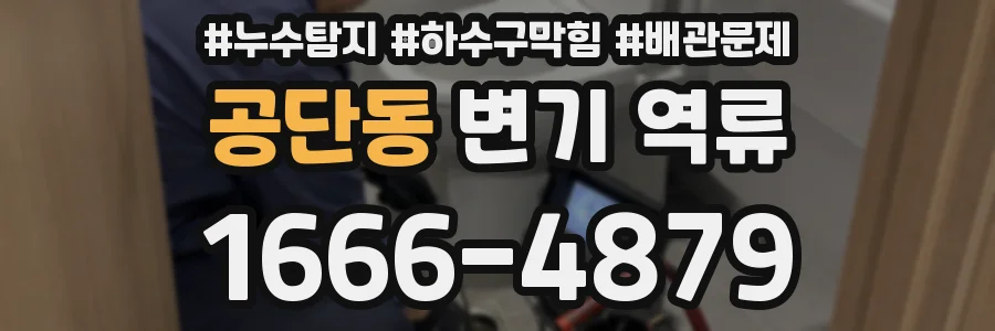 공단동 변기 역류