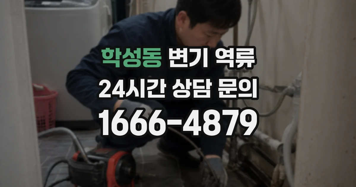 학성동 변기 역류
