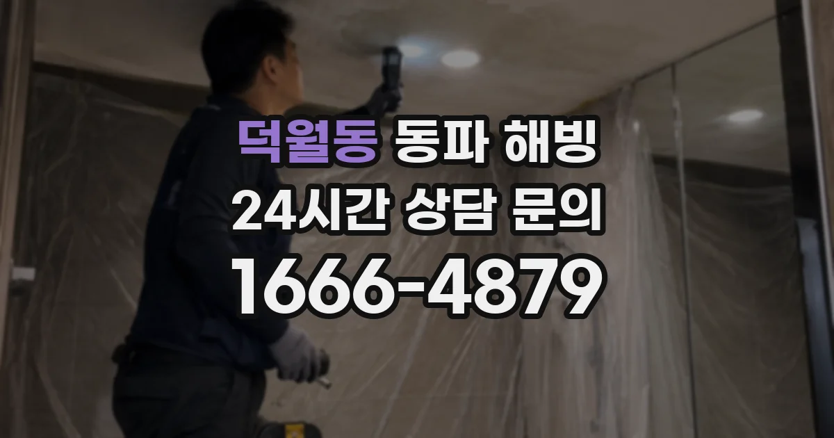 덕월동 동파 해빙