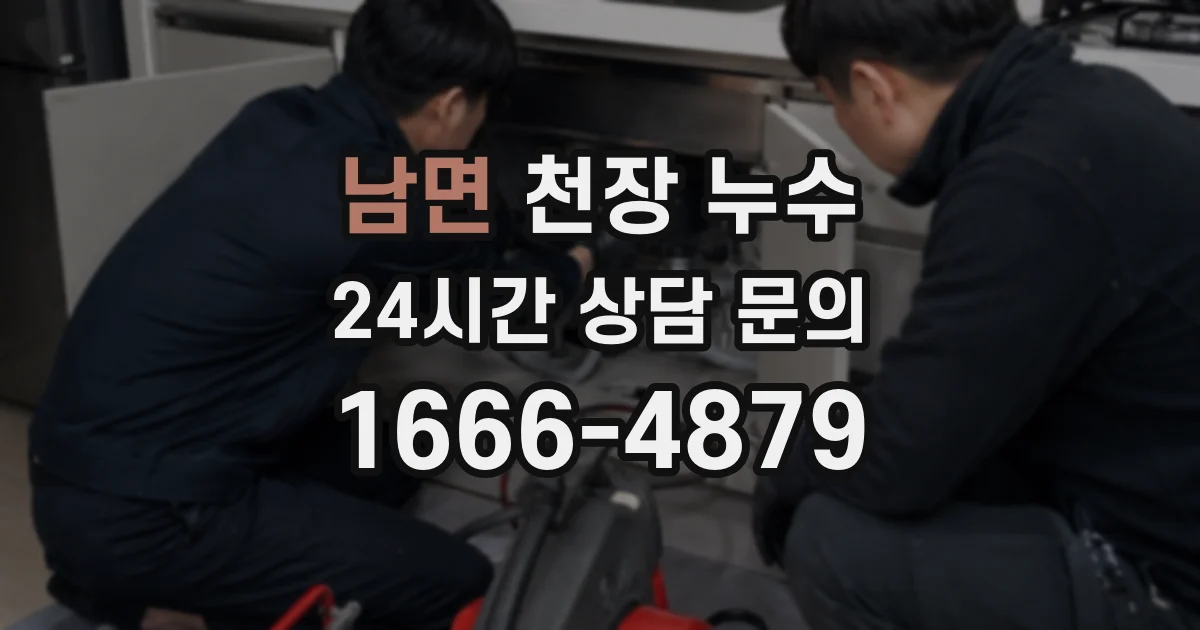 남면 천장 누수