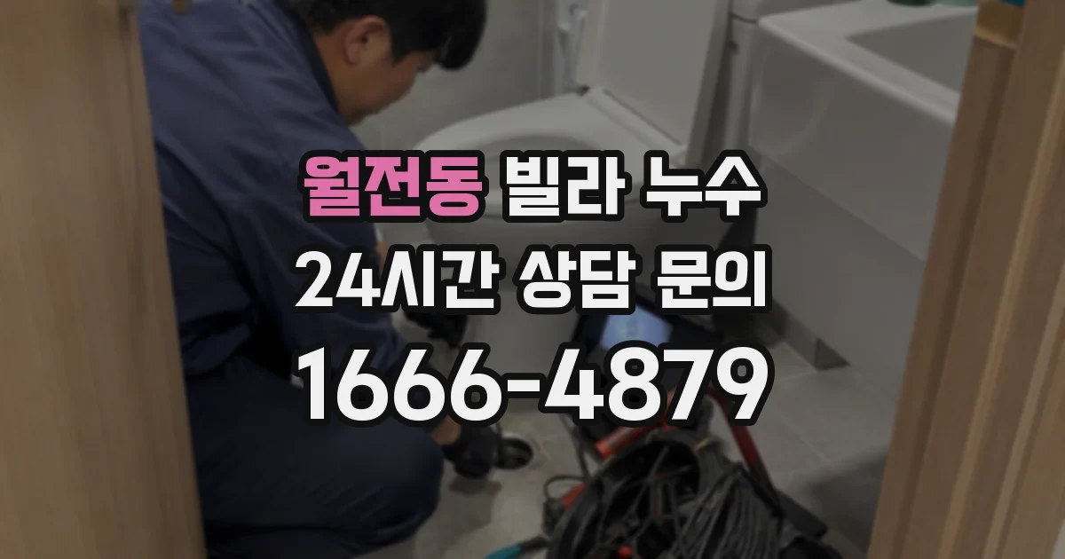 월전동 빌라 누수