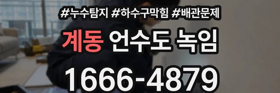 계동 언수도 녹임