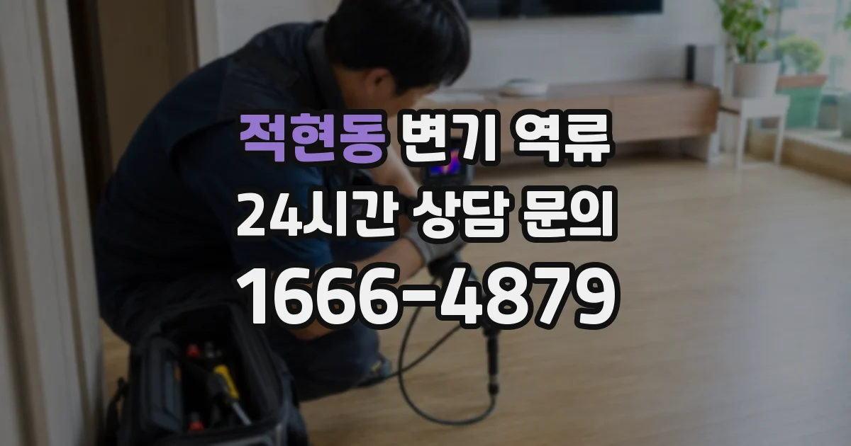 적현동 변기 역류