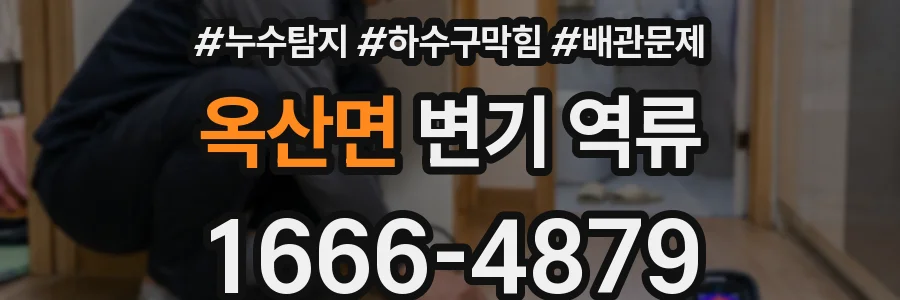 옥산면 변기 역류