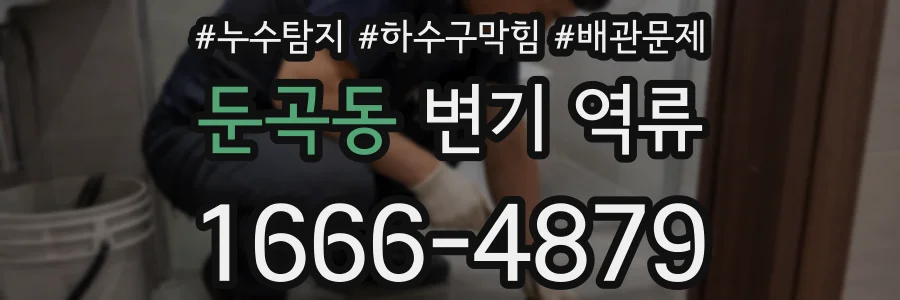 둔곡동 변기 역류