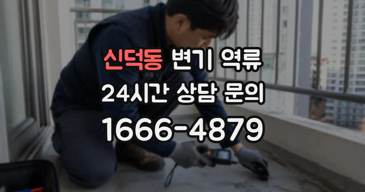 신덕동 변기 역류