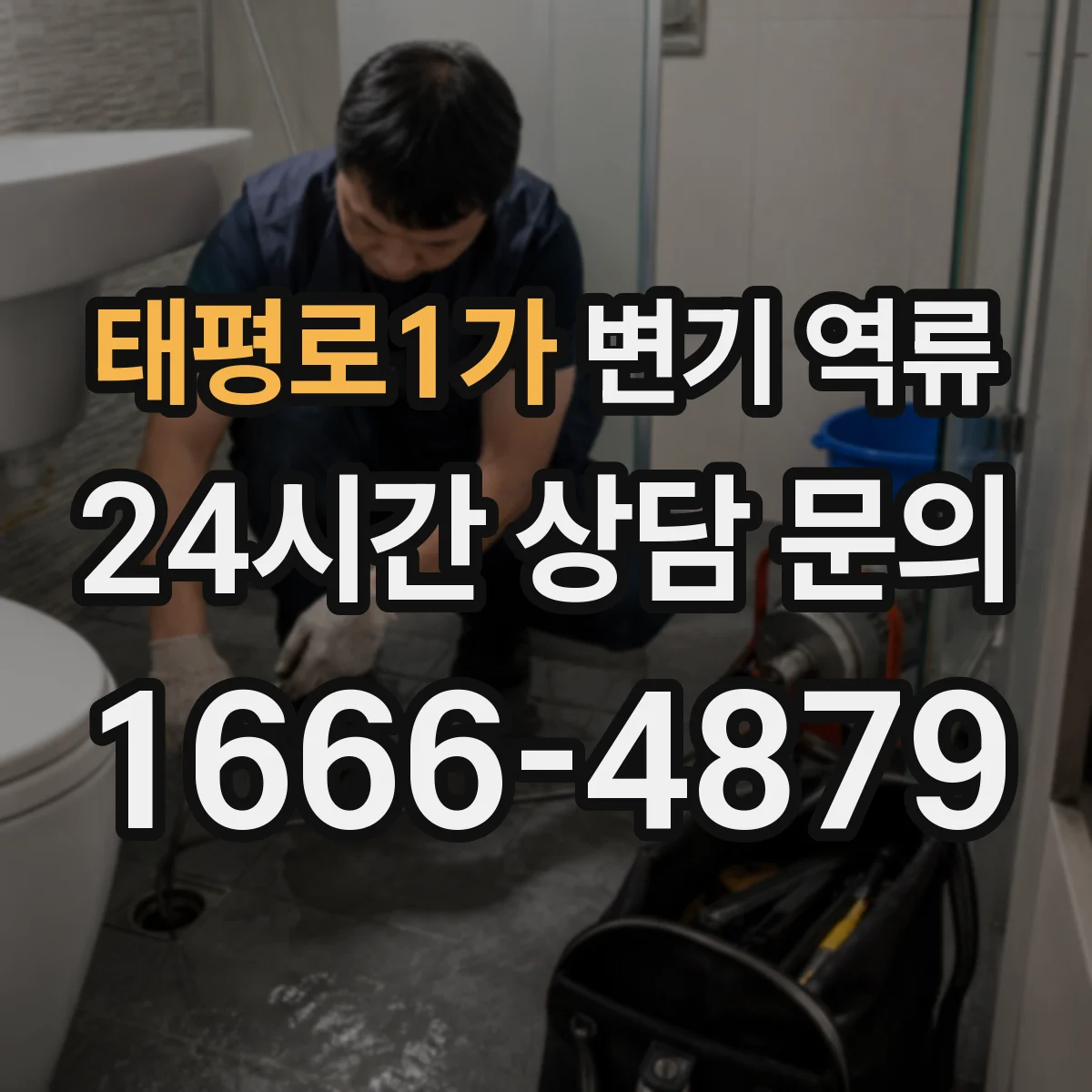 태평로1가 변기 역류