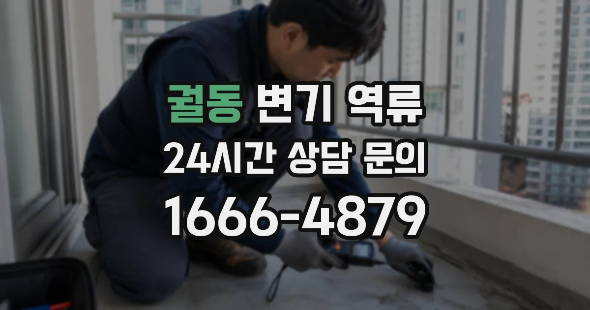 궐동 변기 역류