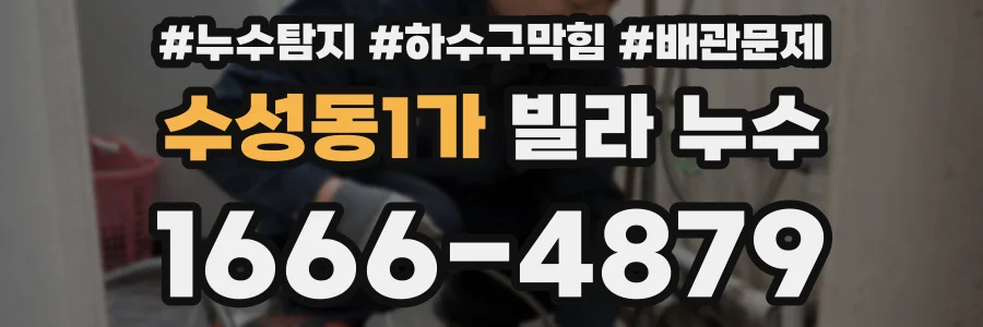 수성동1가 빌라 누수
