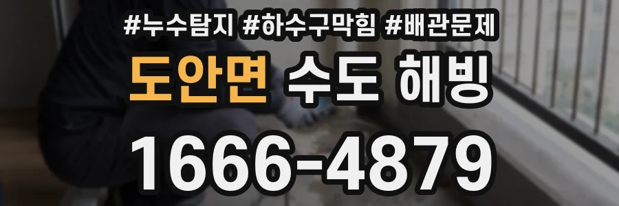 도안면 수도 해빙