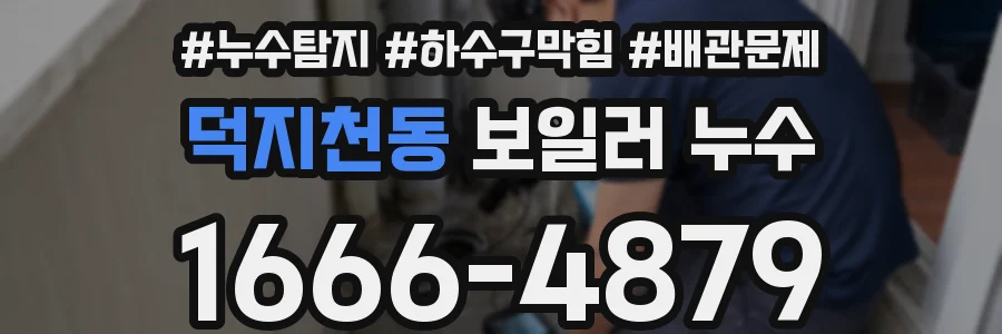 덕지천동 보일러 누수