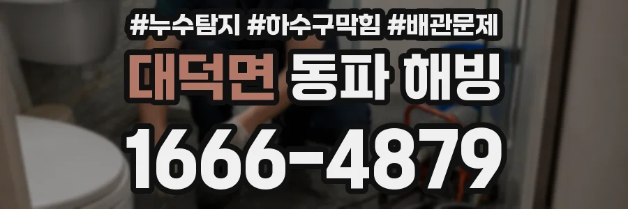 대덕면 동파 해빙