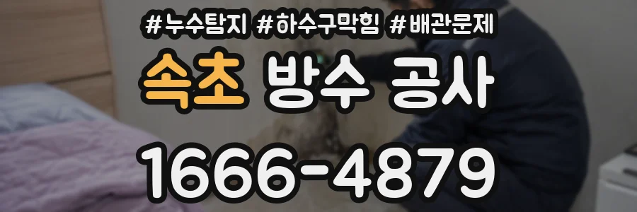 속초 방수 공사