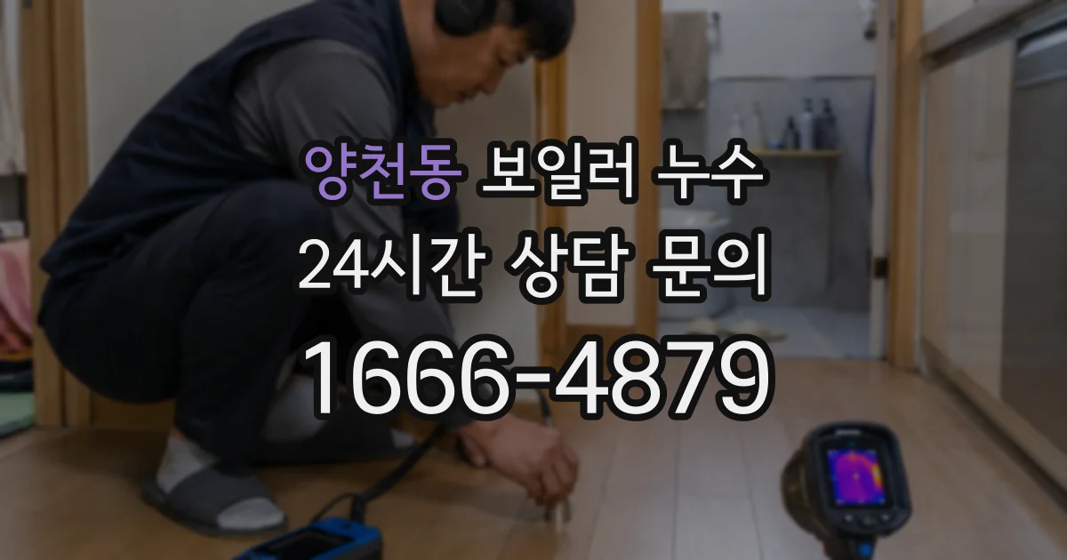 양천동 보일러 누수