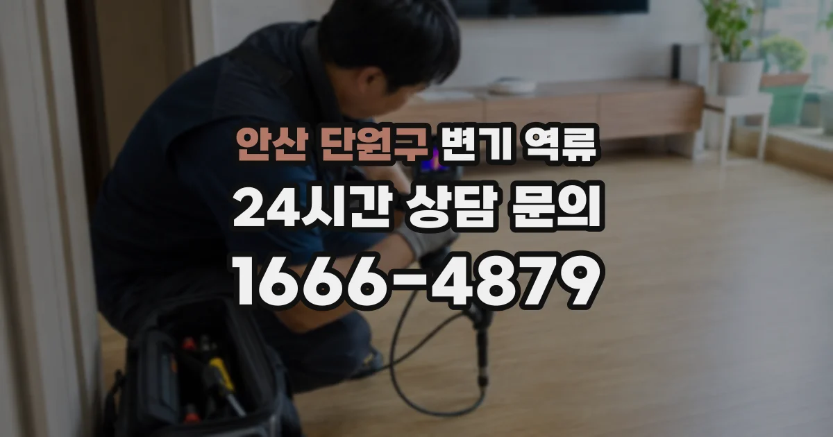 안산 단원구 변기 역류