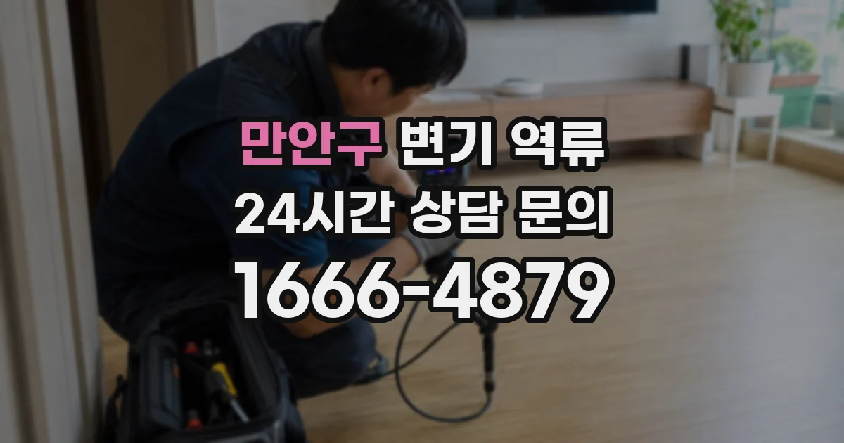 만안구 변기 역류