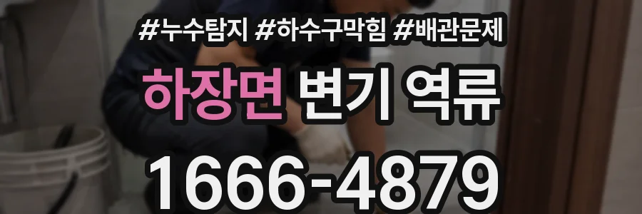 하장면 변기 역류