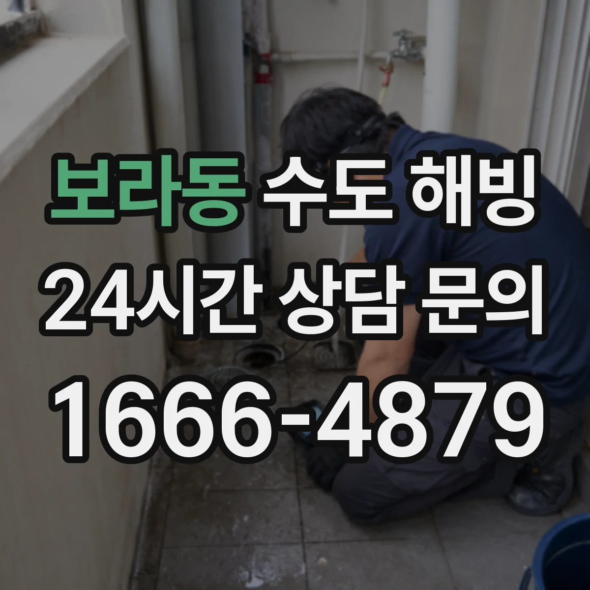 보라동 수도 해빙