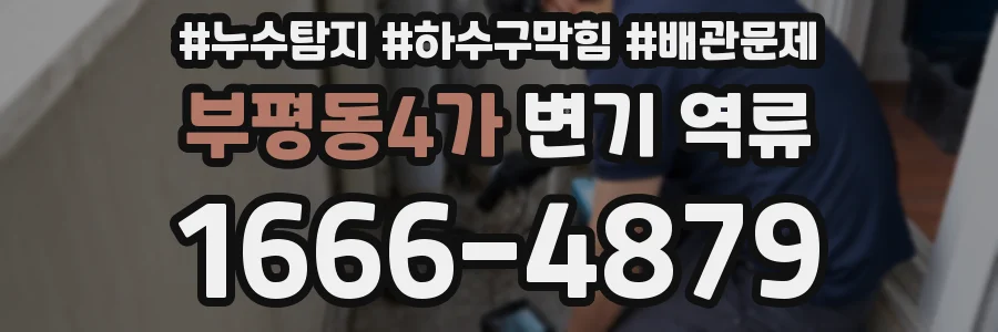 부평동4가 변기 역류