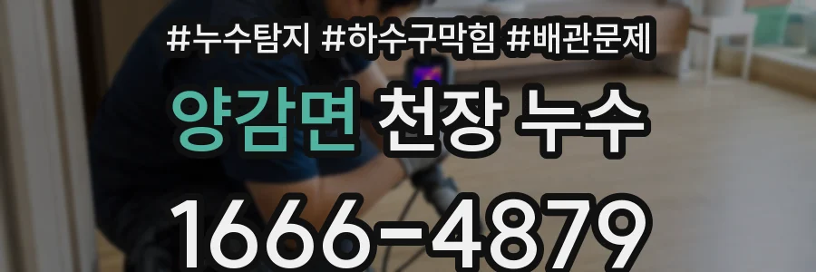 양감면 천장 누수
