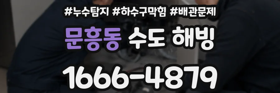 문흥동 수도 해빙