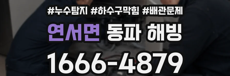연서면 동파 해빙