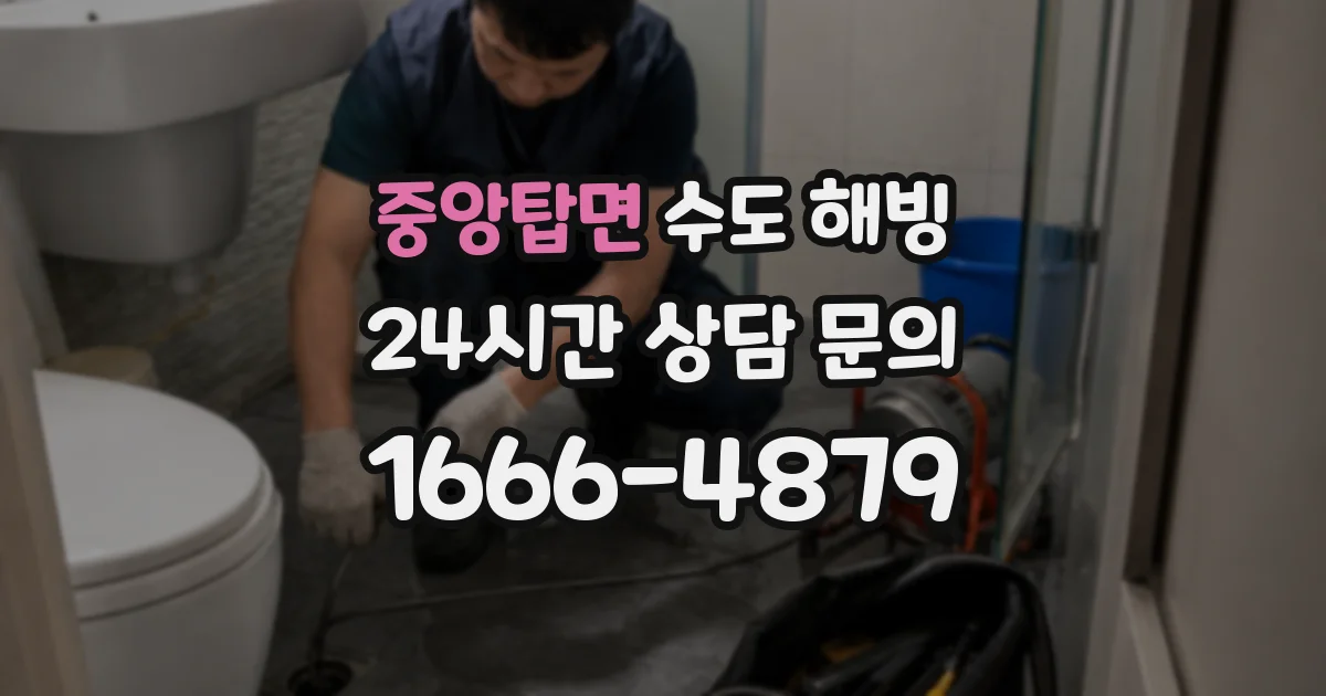 중앙탑면 수도 해빙