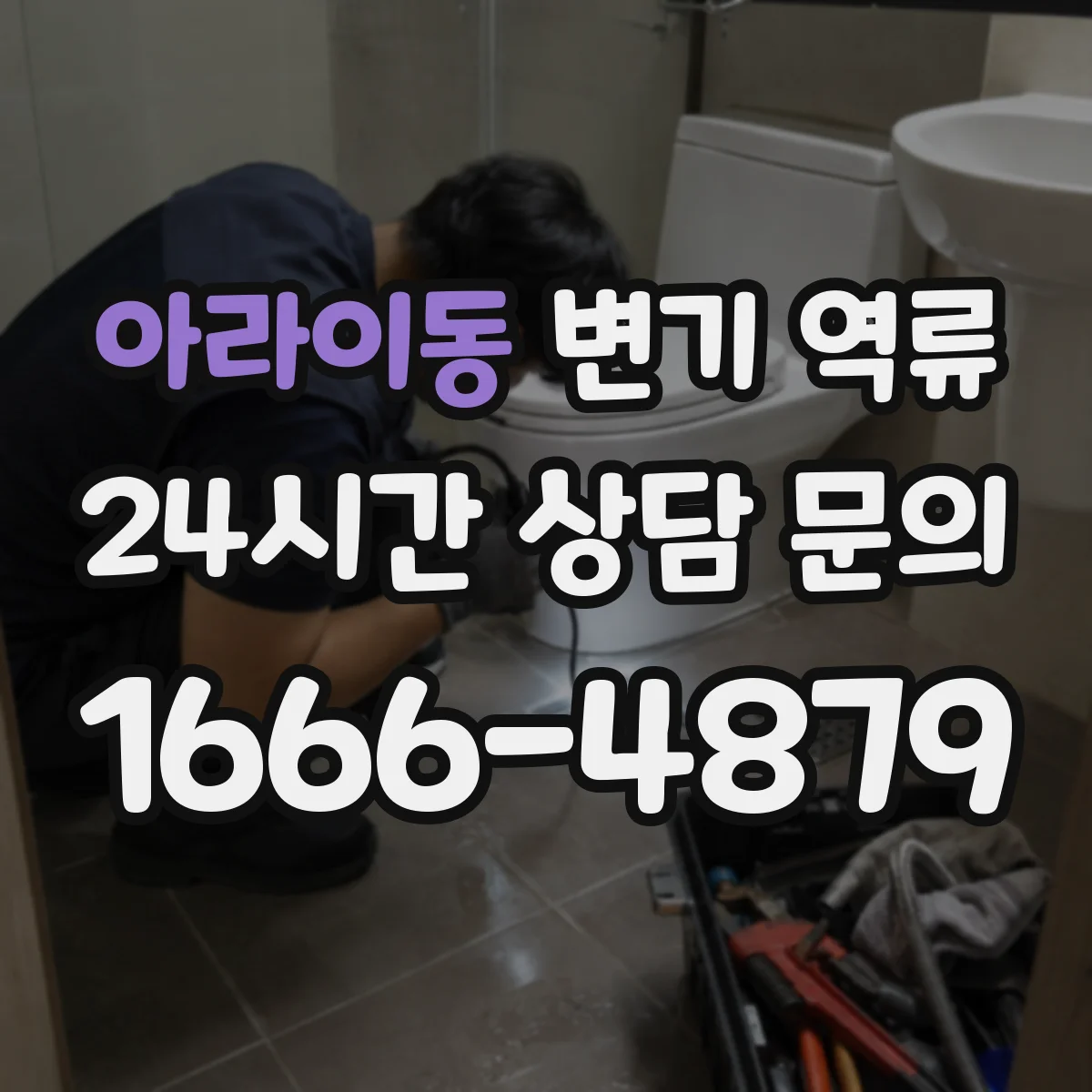 아라이동 변기 역류