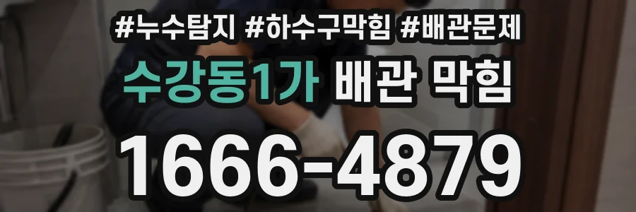 수강동1가 배관 막힘