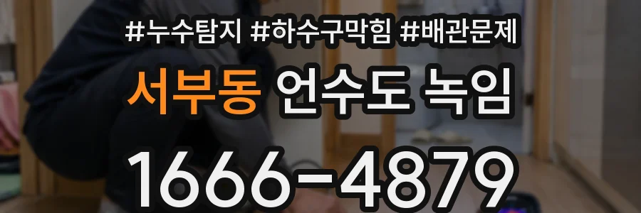 서부동 언수도 녹임