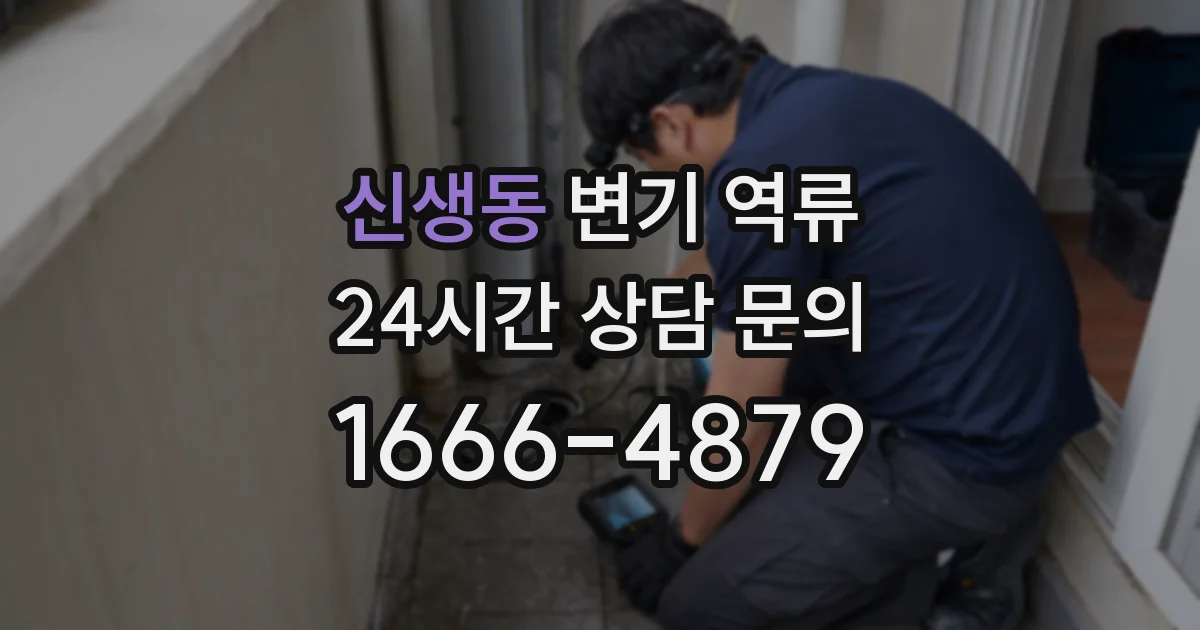 신생동 변기 역류