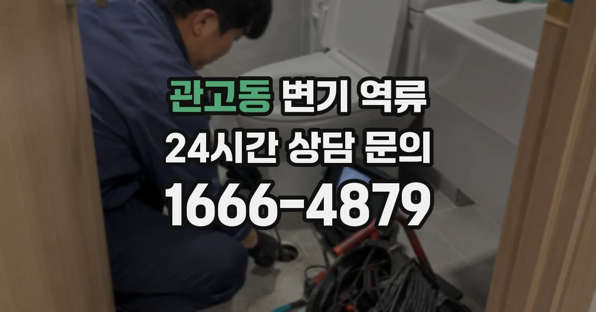 관고동 변기 역류