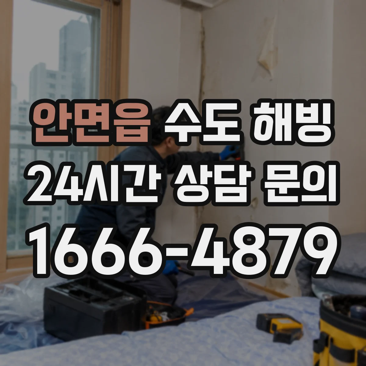 안면읍 수도 해빙