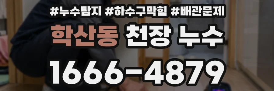 학산동 천장 누수