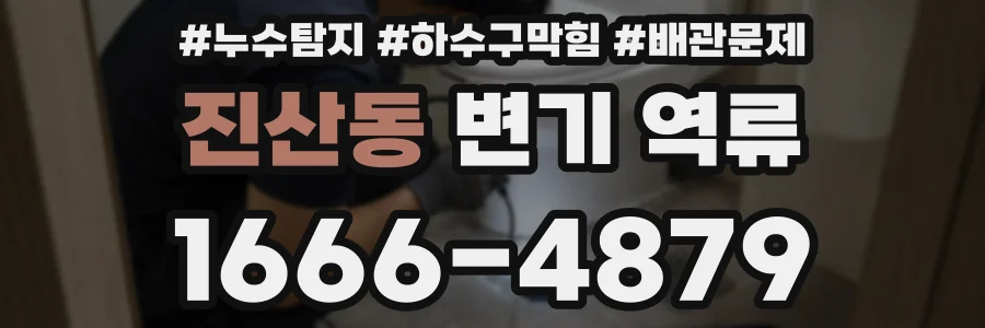 진산동 변기 역류