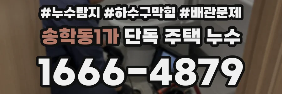 송학동1가 단독 주택 누수