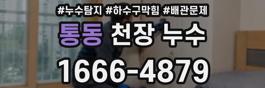 통동 천장 누수