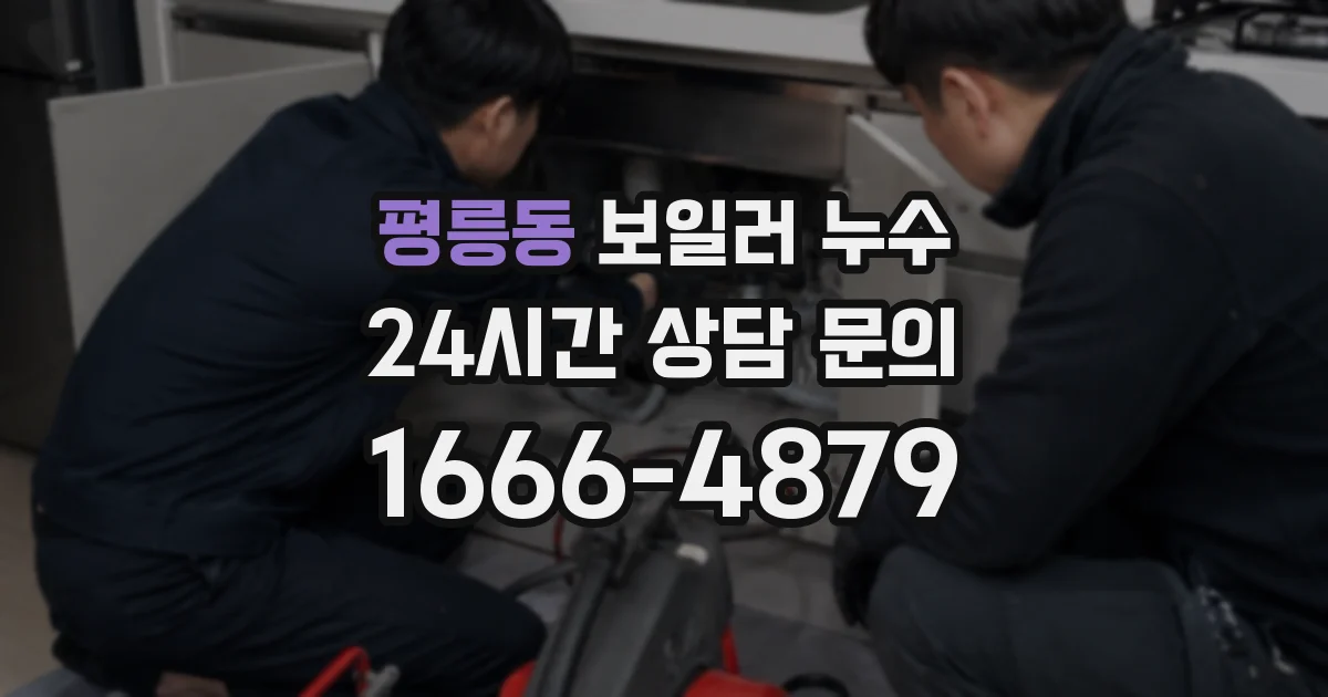평릉동 보일러 누수