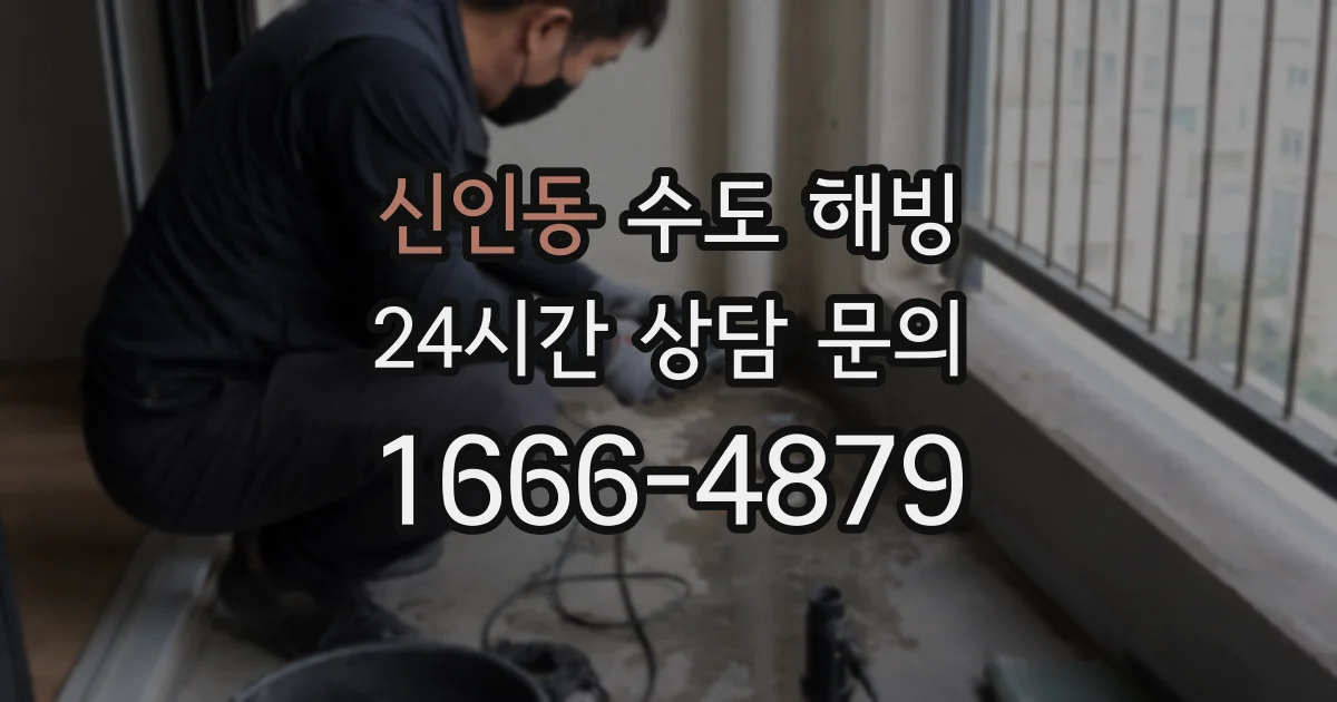 신인동 수도 해빙
