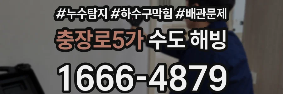 충장로5가 수도 해빙
