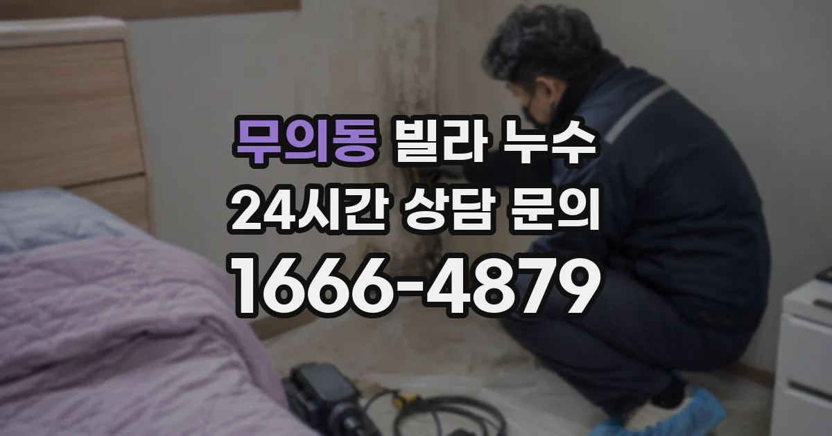 무의동 빌라 누수