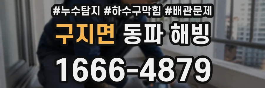 구지면 동파 해빙