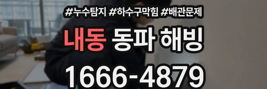 내동 동파 해빙