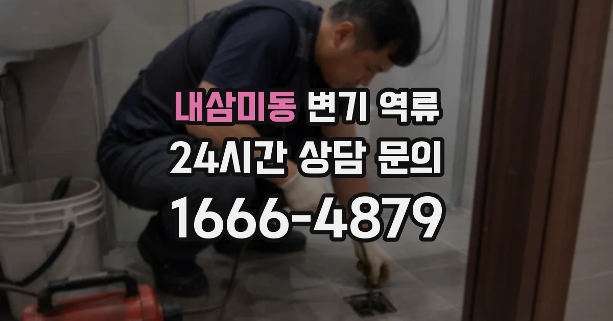 내삼미동 변기 역류