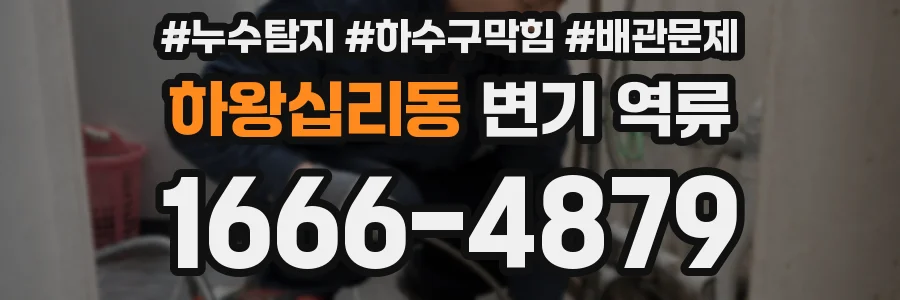 하왕십리동 변기 역류