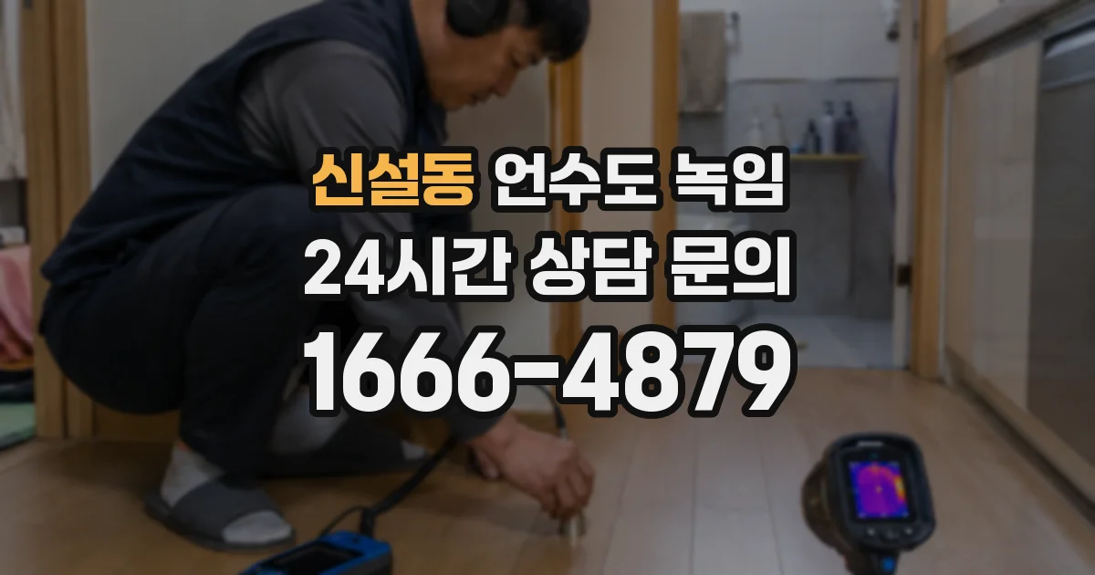 신설동 언수도 녹임