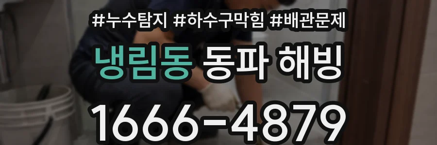 냉림동 동파 해빙