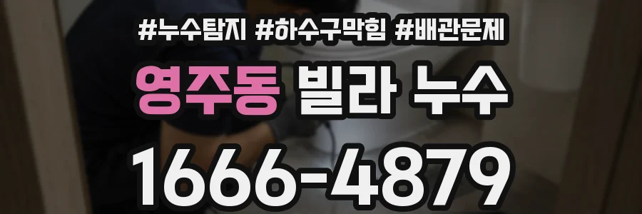 영주동 빌라 누수