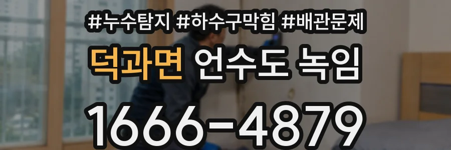 덕과면 언수도 녹임