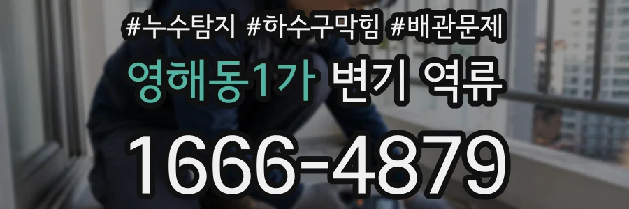영해동1가 변기 역류